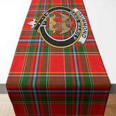 Drummond Tartan Crest Table Runner - Cotton table runner
